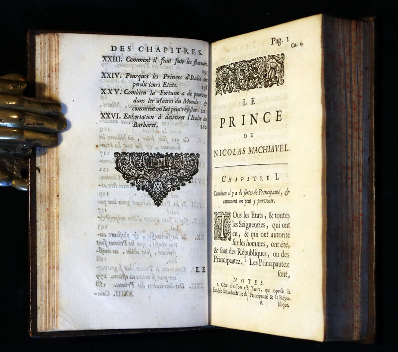 1686 Scarce French Book - LE PRINCE by Niccolò Machiavelli. LE PRINCE DE MACHIAVEL.