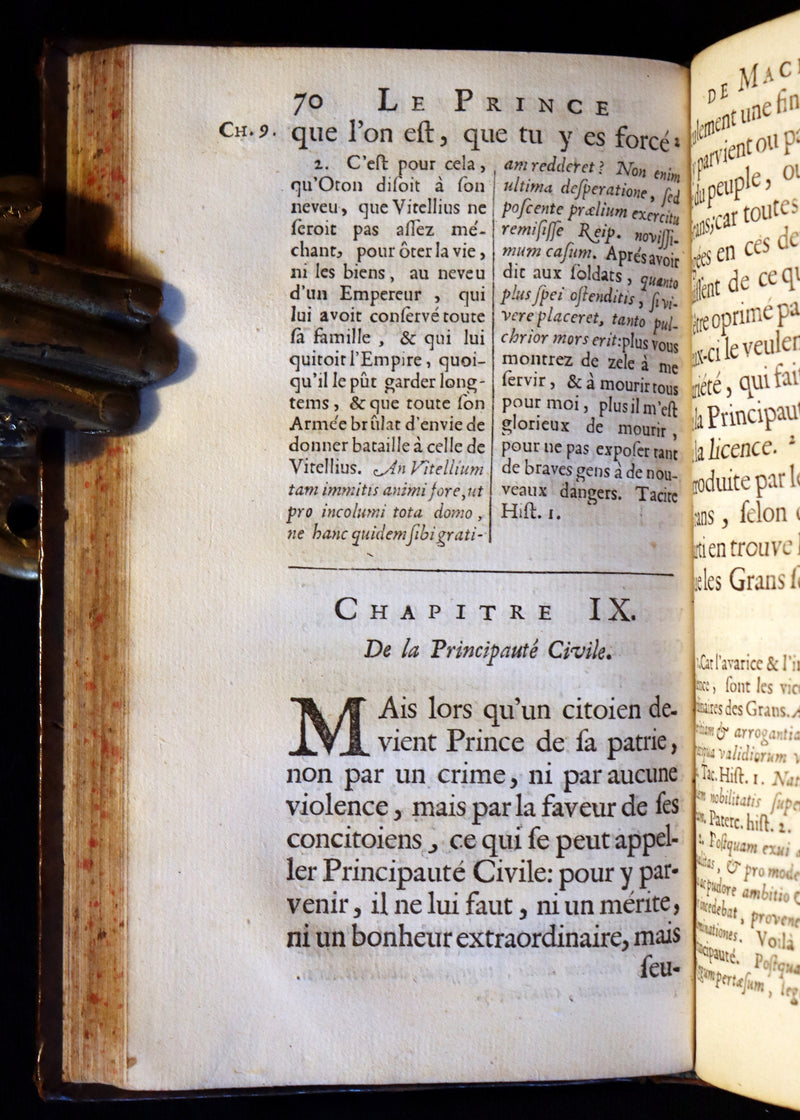 1686 Scarce French Book - LE PRINCE by Niccolò Machiavelli. LE PRINCE DE MACHIAVEL.