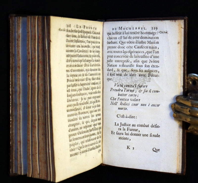 1686 Scarce French Book - LE PRINCE by Niccolò Machiavelli. LE PRINCE DE MACHIAVEL.