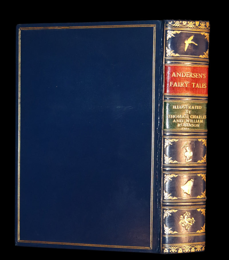1899 Scarce 1stED bound by Bayntun Riviere - Hans Andersen's Fairy Tales illustrated by the Brothers Robinson.