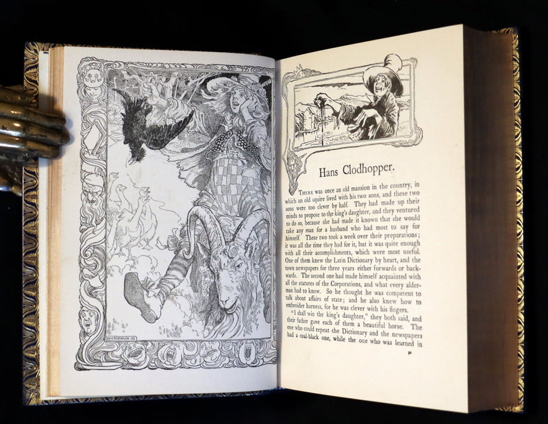 1899 Scarce 1stED bound by Bayntun Riviere - Hans Andersen's Fairy Tales illustrated by the Brothers Robinson.