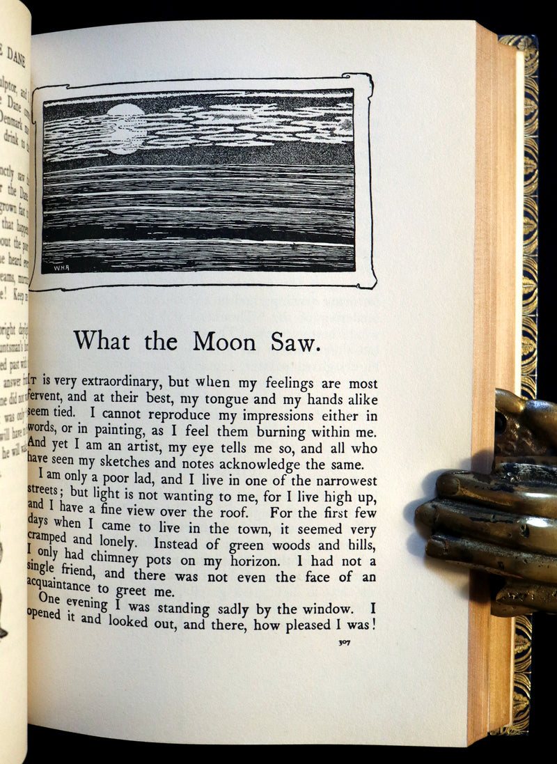 1899 Scarce 1stED bound by Bayntun Riviere - Hans Andersen's Fairy Tales illustrated by the Brothers Robinson.