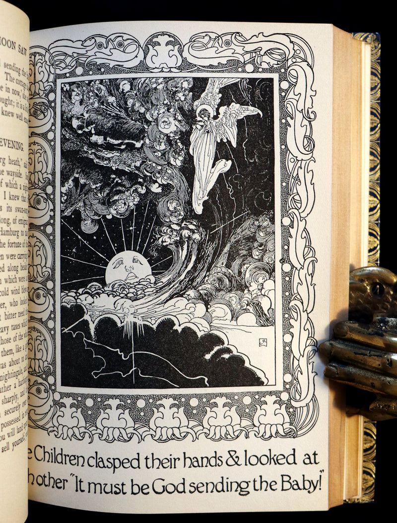 1899 Scarce 1stED bound by Bayntun Riviere - Hans Andersen's Fairy Tales illustrated by the Brothers Robinson.