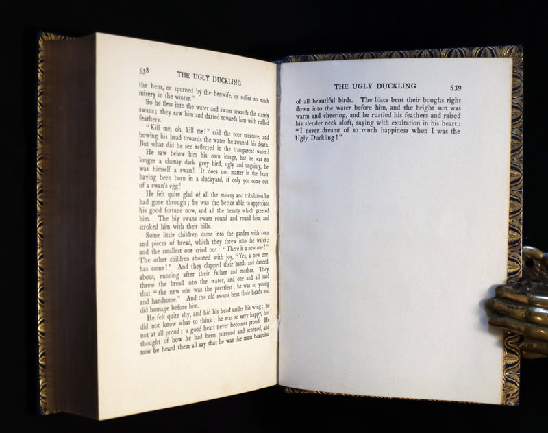 1899 Scarce 1stED bound by Bayntun Riviere - Hans Andersen's Fairy Tales illustrated by the Brothers Robinson.