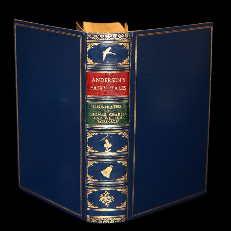 1899 Scarce 1stED bound by Bayntun Riviere - Hans Andersen's Fairy Tales illustrated by the Brothers Robinson.