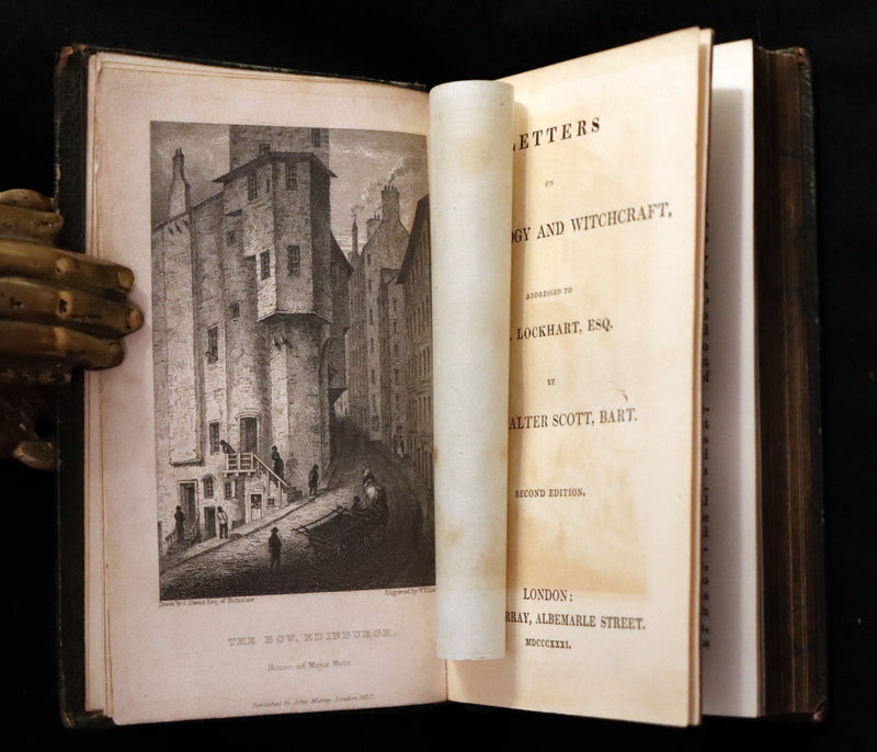 1831 Rare Walter Scott Book - Letters on Demonology & Witchcraft - WITCHES & FAIRIES. 2ndED.