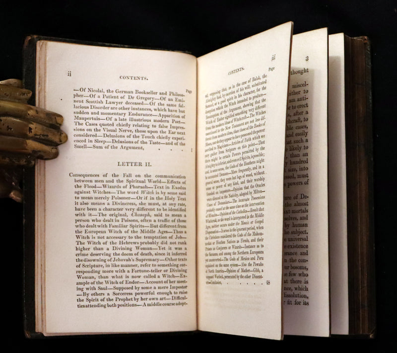 1831 Rare Walter Scott Book - Letters on Demonology & Witchcraft - WITCHES & FAIRIES. 2ndED.