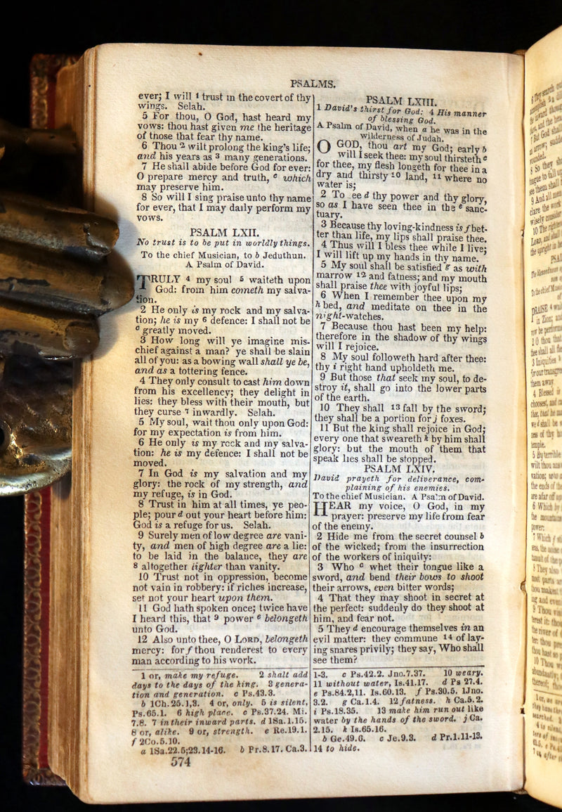 1837 Nice Binding - The Polyglott BIBLE, Containing the Old and New Testaments.