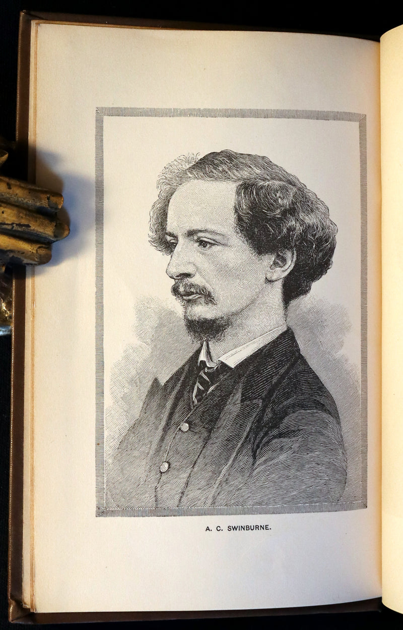 1884 Rare Victorian Book - The Poetical Works of Algernon Charles Swinburne.
