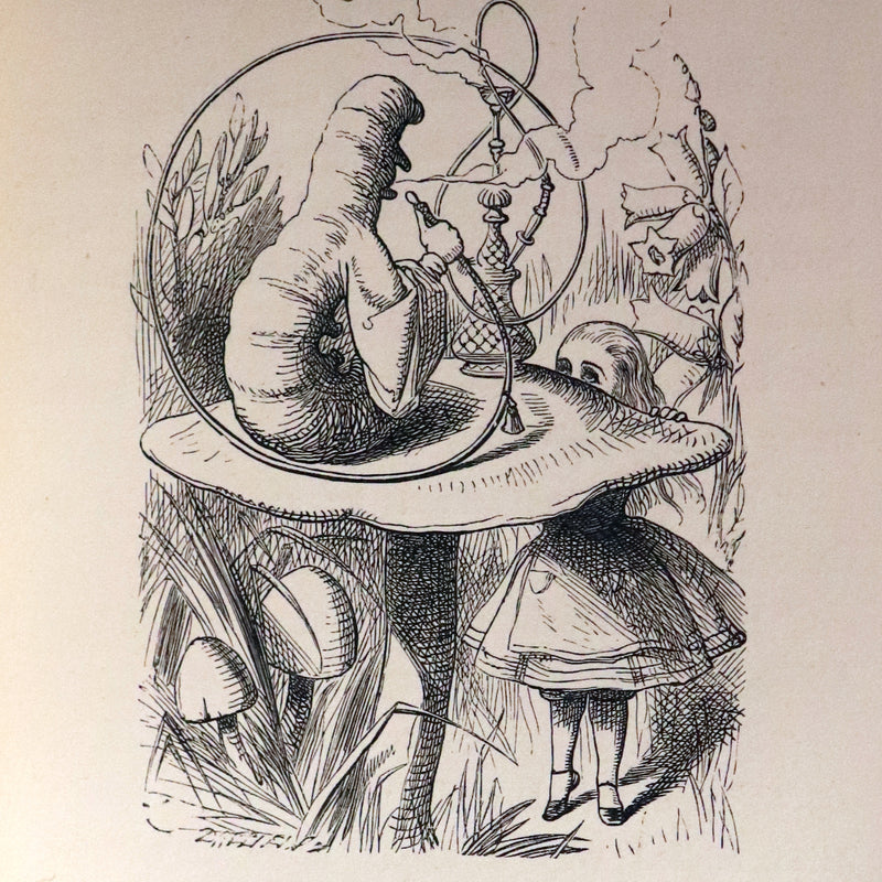 1872-1879 Fine Bayntun-Riviere Binding Book set - Alice's Adventures in Wonderland (WITH) Through the Looking-Glass and What Alice Found There.