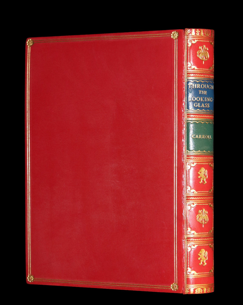 1872-1879 Fine Bayntun-Riviere Binding Book set - Alice's Adventures in Wonderland (WITH) Through the Looking-Glass and What Alice Found There.