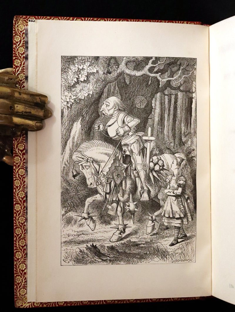 1872-1879 Fine Bayntun-Riviere Binding Book set - Alice's Adventures in Wonderland (WITH) Through the Looking-Glass and What Alice Found There.