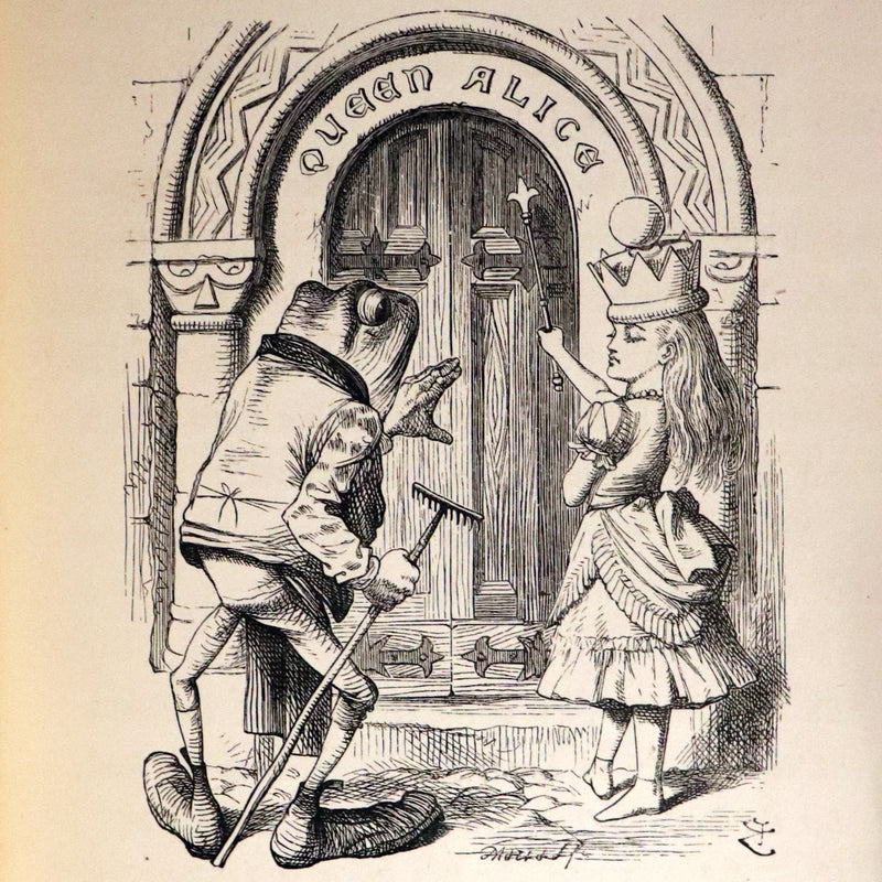 1872-1879 Fine Bayntun-Riviere Binding Book set - Alice's Adventures in Wonderland (WITH) Through the Looking-Glass and What Alice Found There.