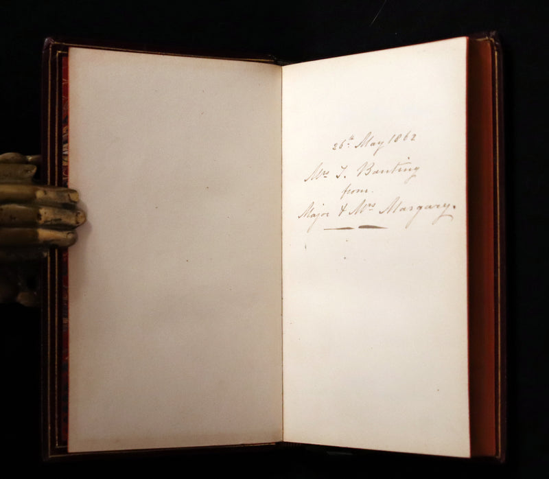 1862 Beautiful binding - Legend of King Arthur - IDYLLS OF THE KING by Alfred Tennyson.