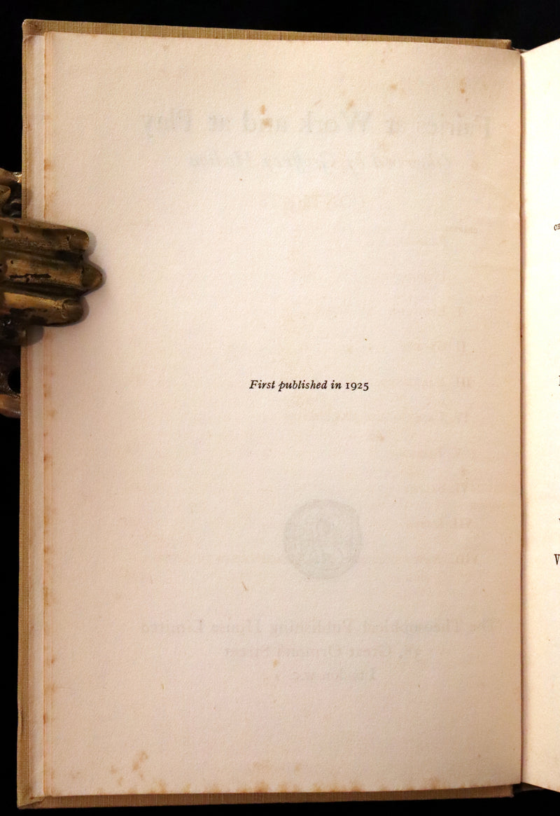1925 Rare First Edition Book - Fairies at Work and at Play observed by Geoffrey Hodson.