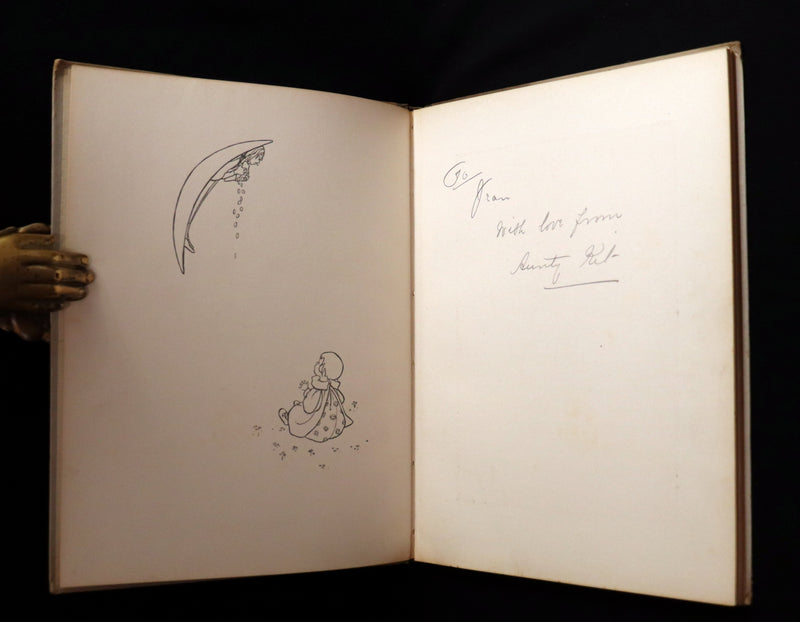 1918 Scarce First Edition - The Man in the Moon Illustrated by FLORENCE HARRISON.