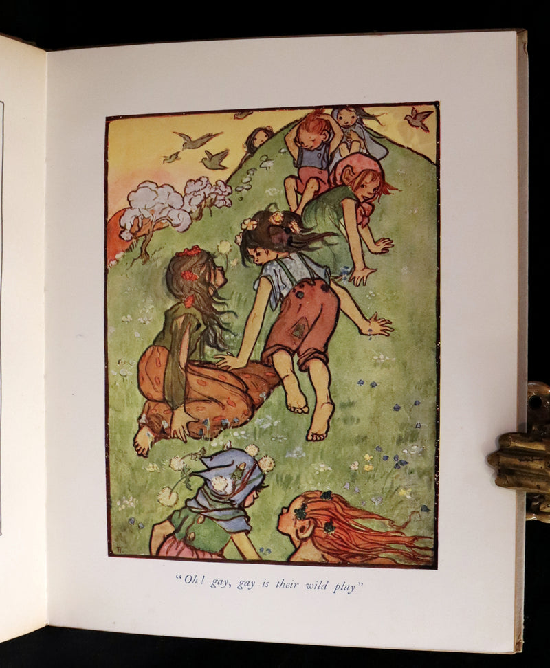 1918 Scarce First Edition - The Man in the Moon Illustrated by FLORENCE HARRISON.