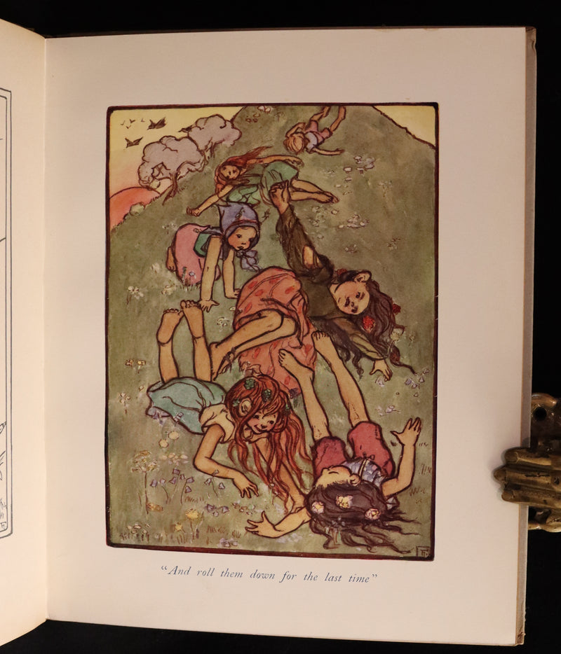 1918 Scarce First Edition - The Man in the Moon Illustrated by FLORENCE HARRISON.