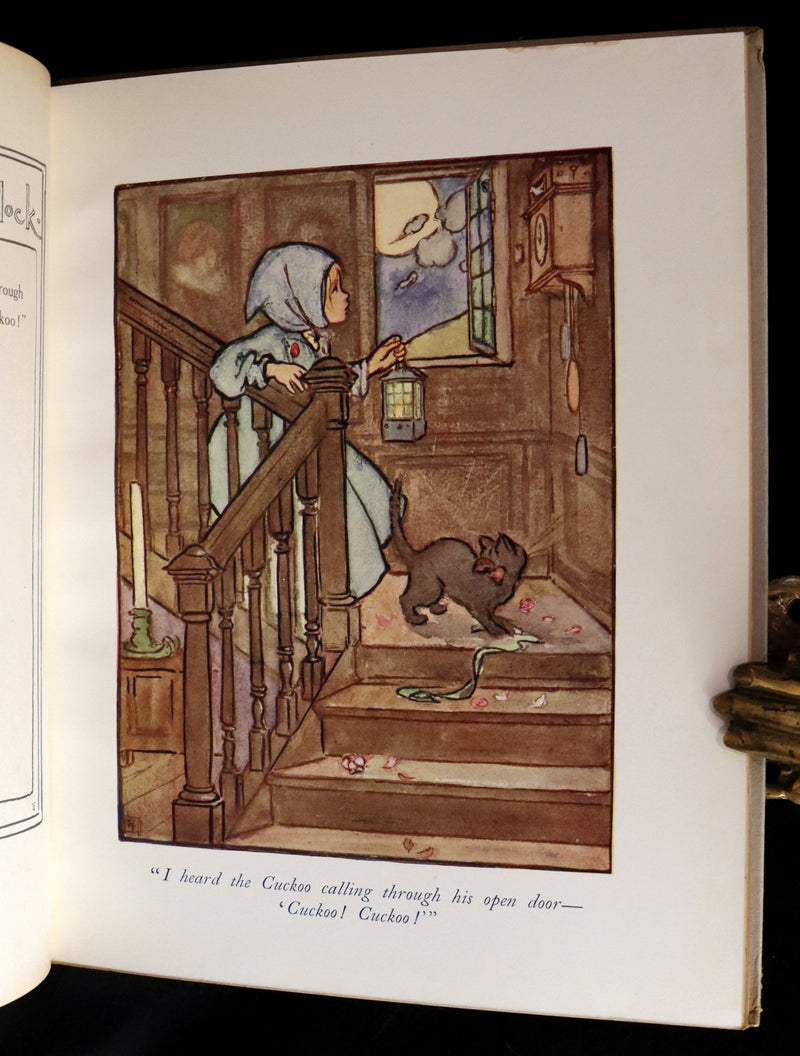 1918 Scarce First Edition - The Man in the Moon Illustrated by FLORENCE HARRISON.