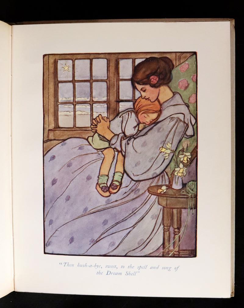1918 Scarce First Edition - The Man in the Moon Illustrated by FLORENCE HARRISON.