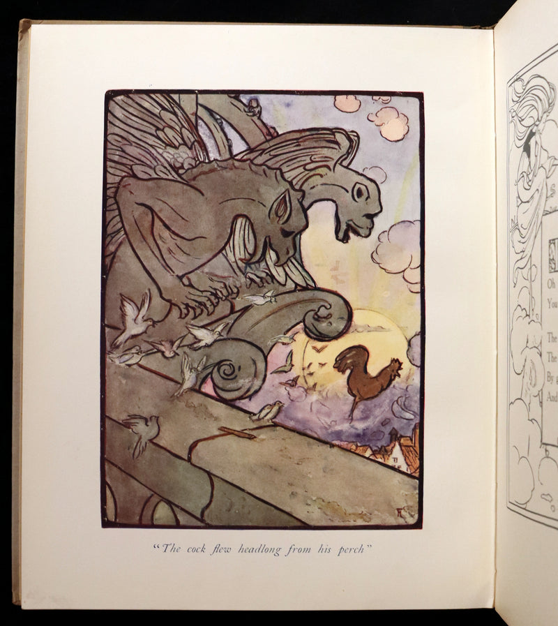 1918 Scarce First Edition - The Man in the Moon Illustrated by FLORENCE HARRISON.