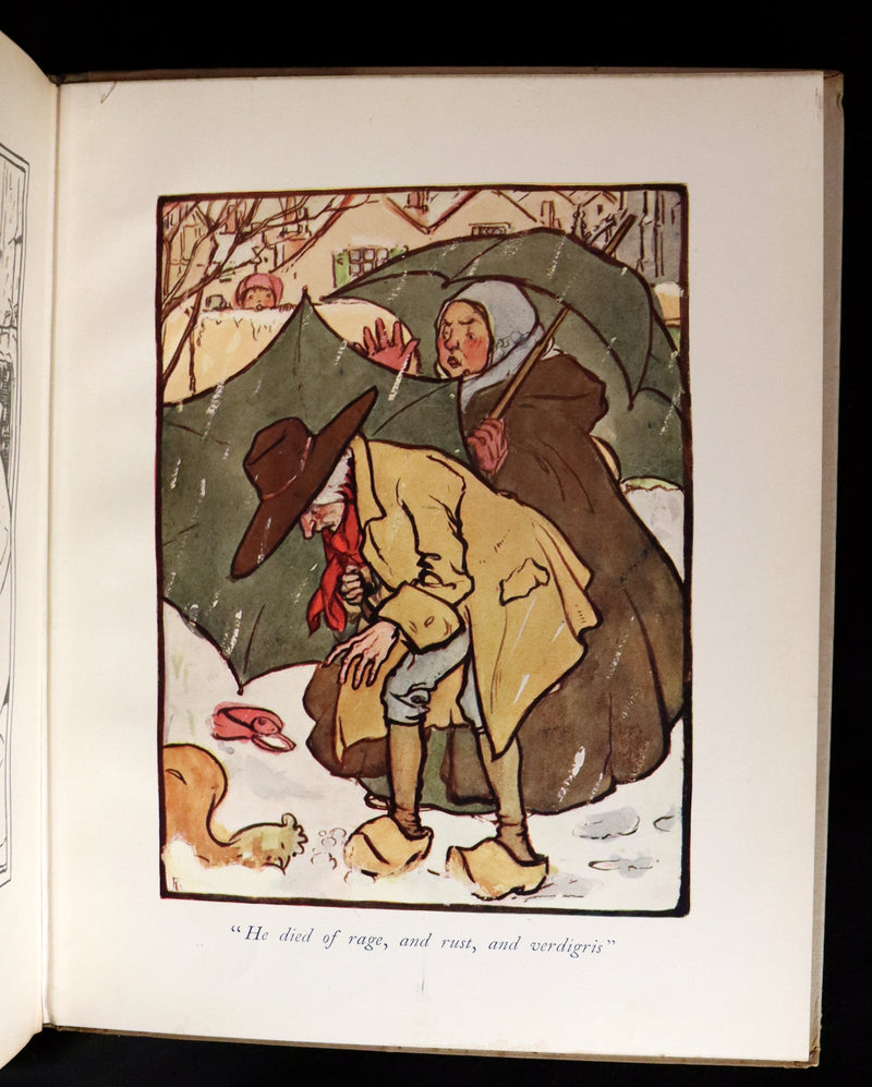 1918 Scarce First Edition - The Man in the Moon Illustrated by FLORENCE HARRISON.