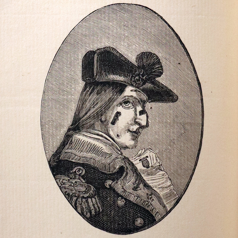 1889 Fine Morrell binding - Baron MUNCHAUSEN's Travels and Surprising Adventures Illustrated by Crowquill.