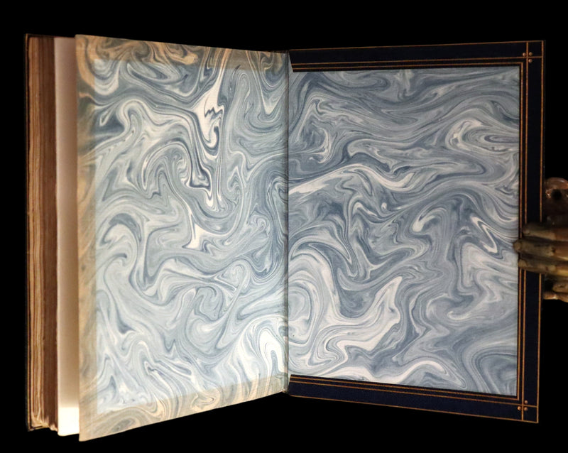 1889 Fine Morrell binding - Baron MUNCHAUSEN's Travels and Surprising Adventures Illustrated by Crowquill.