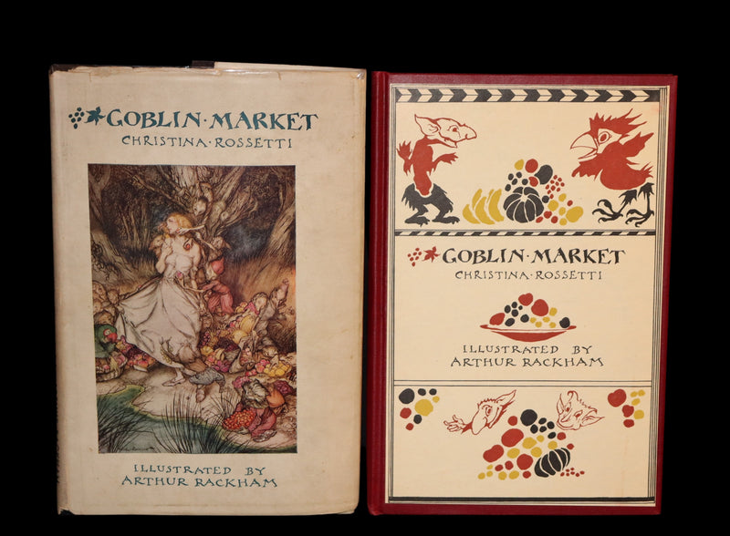 1933 Rare First US Edition - Goblin Market by Christina Rossetti illustrated by Arthur Rackham.
