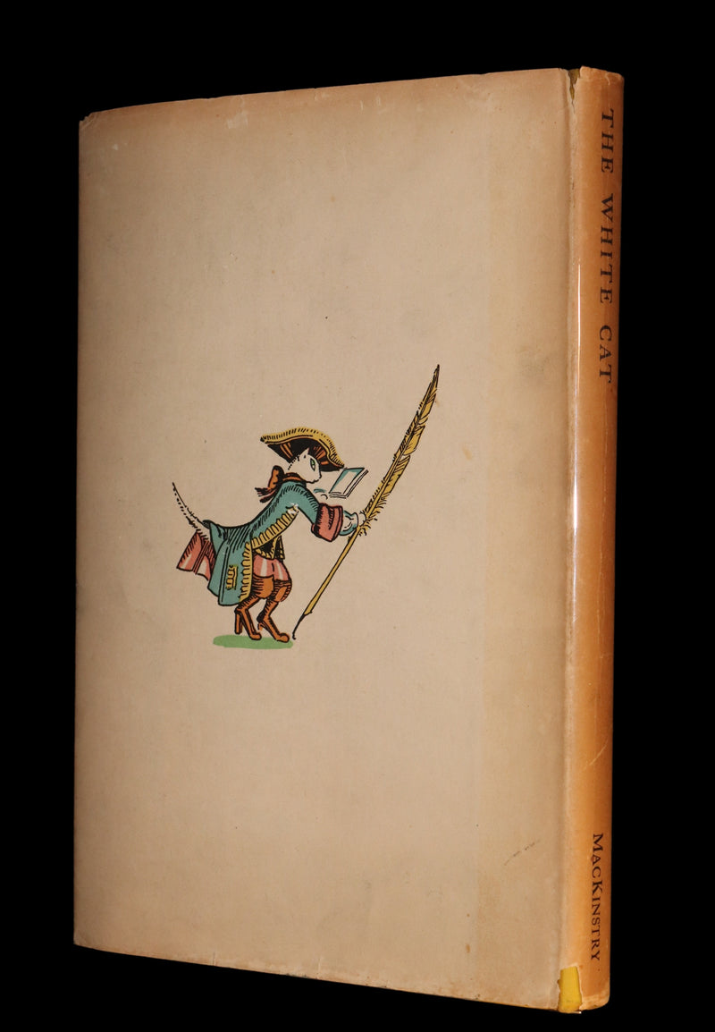 1928 Rare 1stED - THE WHITE CAT & Fairy Tales by Mme D'Aulnoy Illustrated by Elizabeth MacKinstry.