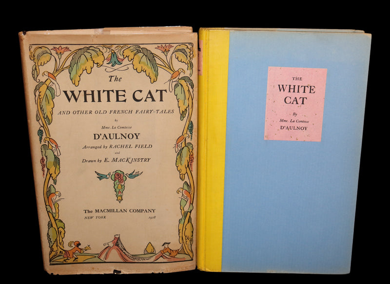 1928 Rare 1stED - THE WHITE CAT & Fairy Tales by Mme D'Aulnoy Illustrated by Elizabeth MacKinstry.