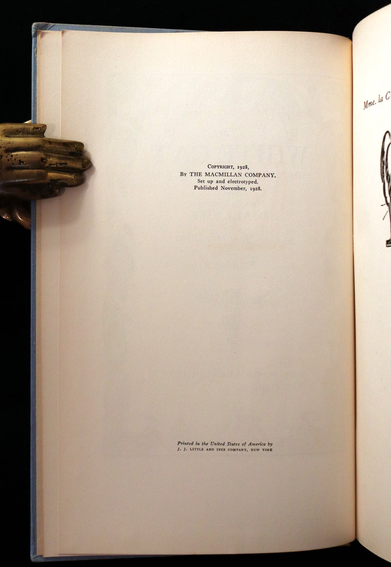 1928 Rare 1stED - THE WHITE CAT & Fairy Tales by Mme D'Aulnoy Illustrated by Elizabeth MacKinstry.