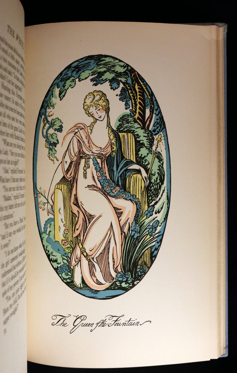 1928 Rare 1stED - THE WHITE CAT & Fairy Tales by Mme D'Aulnoy Illustrated by Elizabeth MacKinstry.