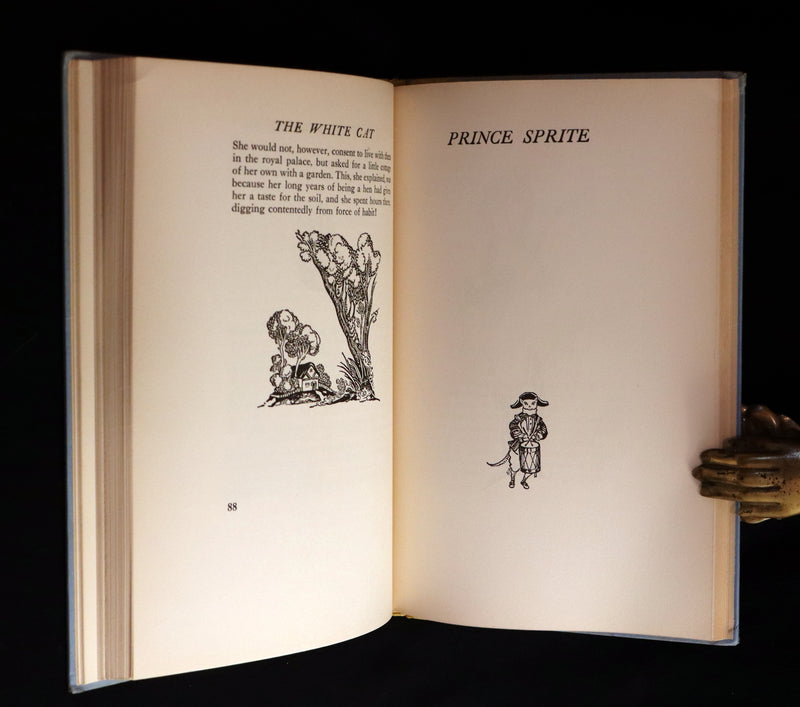 1928 Rare 1stED - THE WHITE CAT & Fairy Tales by Mme D'Aulnoy Illustrated by Elizabeth MacKinstry.