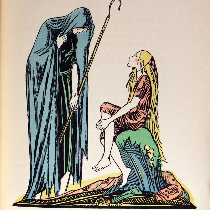 1928 Rare 1stED - THE WHITE CAT & Fairy Tales by Mme D'Aulnoy Illustrated by Elizabeth MacKinstry.