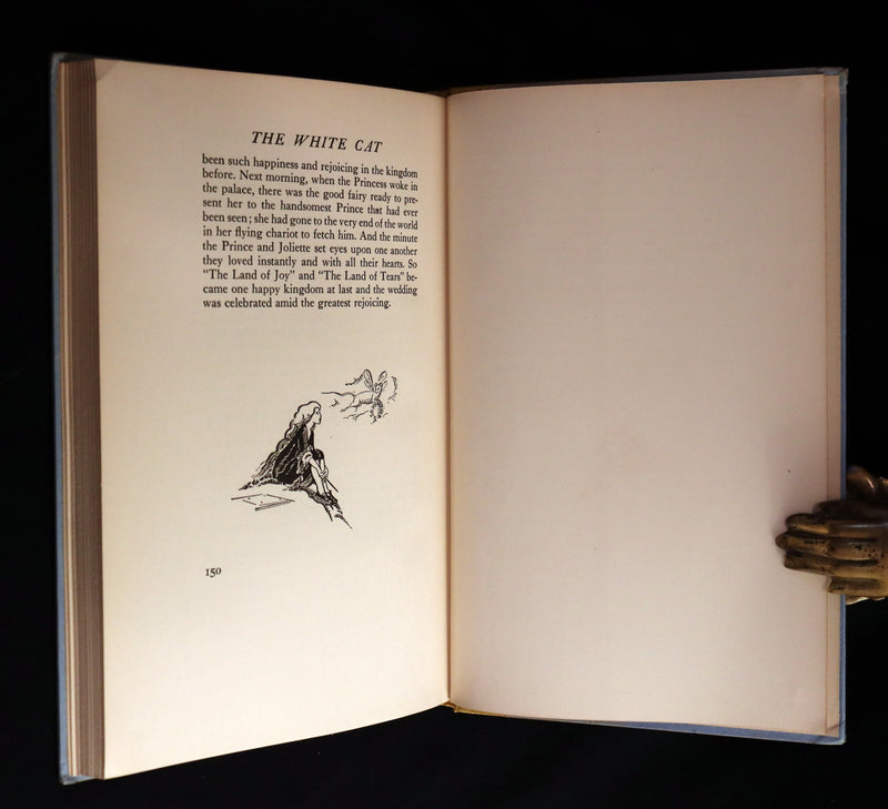 1928 Rare 1stED - THE WHITE CAT & Fairy Tales by Mme D'Aulnoy Illustrated by Elizabeth MacKinstry.