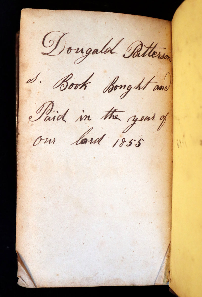 1846 Scarce Scottish GAELIC New Testament - TIOMNADH NUADH with Sailm Dhaibhidh (Psalms).