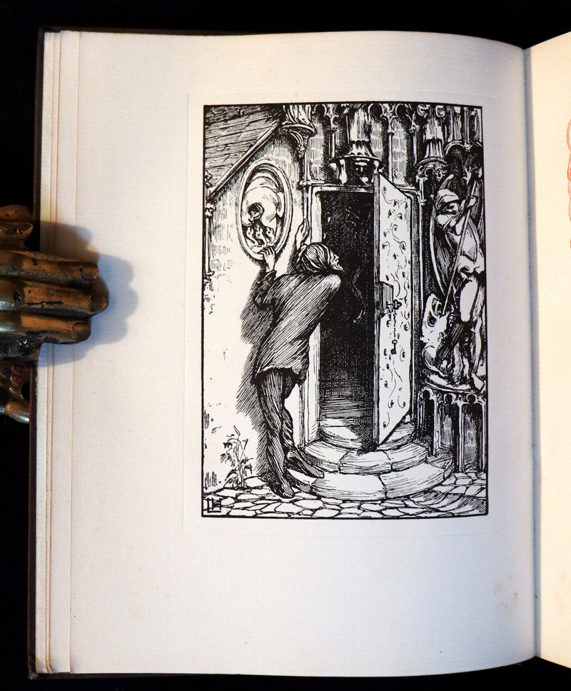 1896 Rare First Edition Book on Werewolves - THE WERE-WOLF by Clemence Housman. Illustrated.