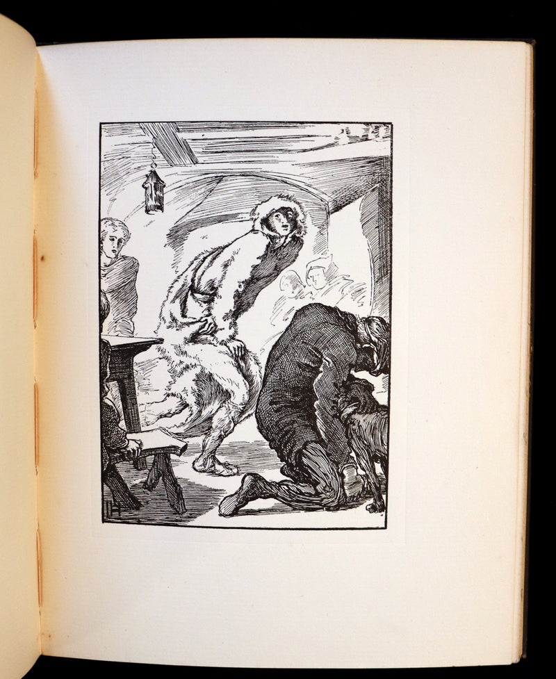 1896 Rare First Edition Book on Werewolves - THE WERE-WOLF by Clemence Housman. Illustrated.