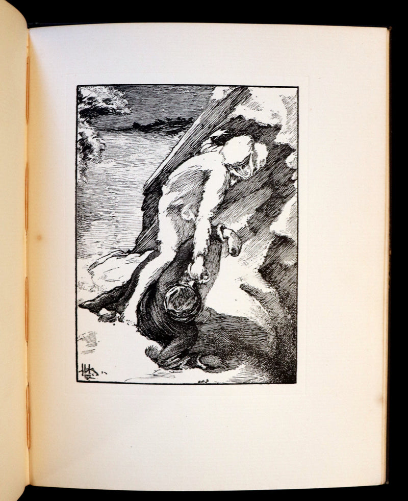 1896 Rare First Edition Book on Werewolves - THE WERE-WOLF by Clemence Housman. Illustrated.