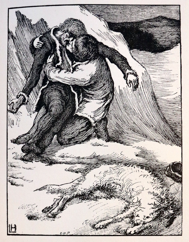 1896 Rare First Edition Book on Werewolves - THE WERE-WOLF by Clemence Housman. Illustrated.