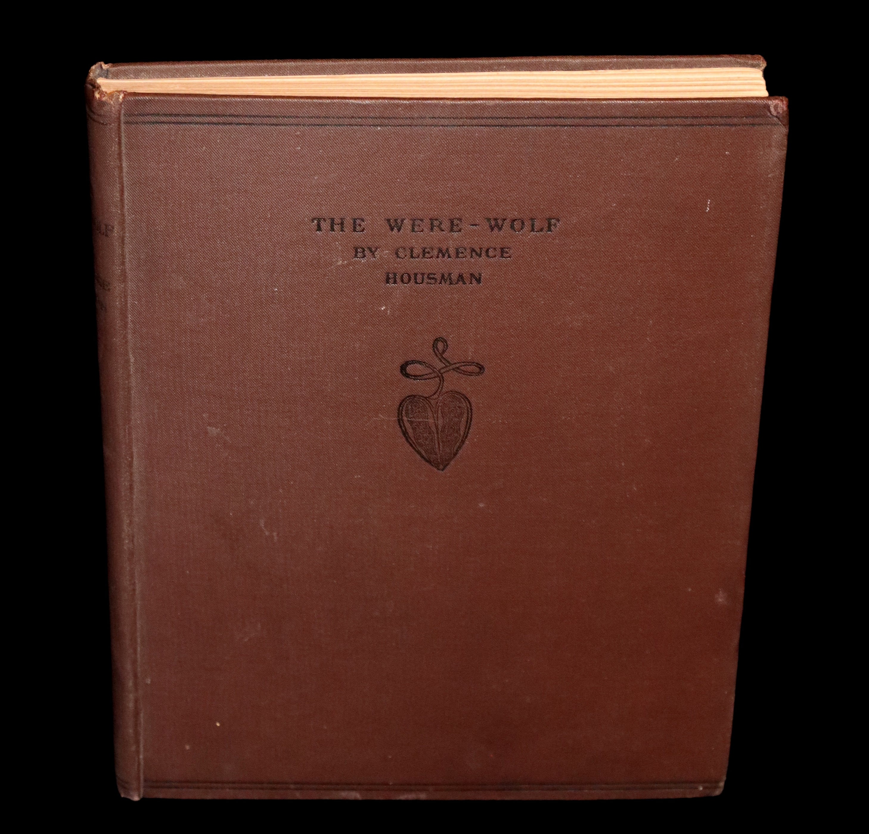 1896 Rare First Edition Book on Werewolves - THE WERE-WOLF by Clemence ...