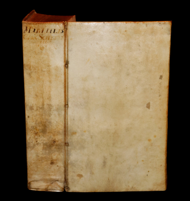 1661 Rare Latin vellum Book - MARTIAL's Epigrams - M. Valerii Martialis Epigrammata.