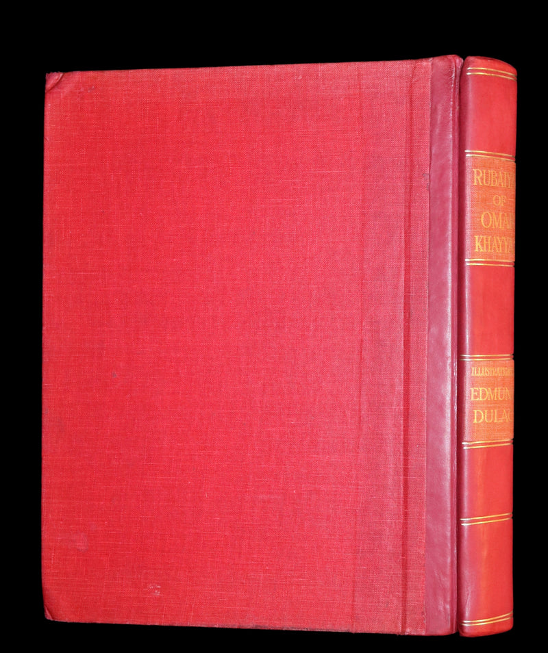 1909 Rare First Edition - RUBAIYAT of Omar Khayyam Illustrated By Edmund DULAC.