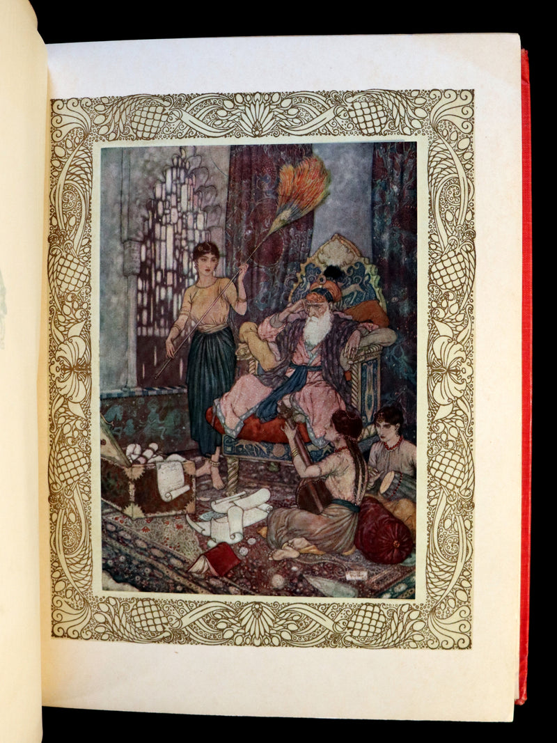 1909 Rare First Edition - RUBAIYAT of Omar Khayyam Illustrated By Edmund DULAC.