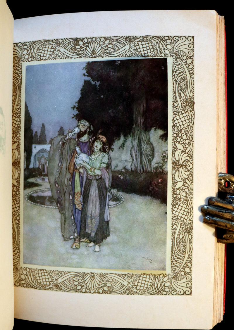 1909 Rare First Edition - RUBAIYAT of Omar Khayyam Illustrated By Edmund DULAC.