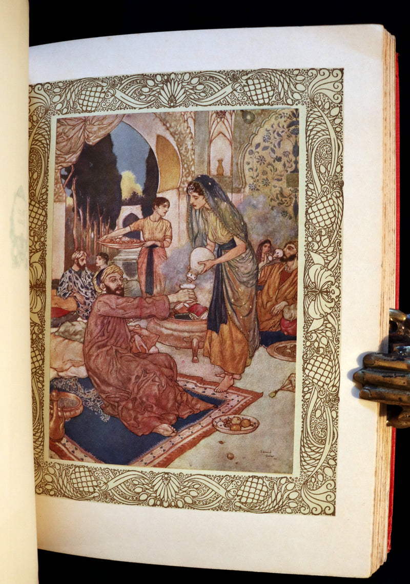 1909 Rare First Edition - RUBAIYAT of Omar Khayyam Illustrated By Edmund DULAC.