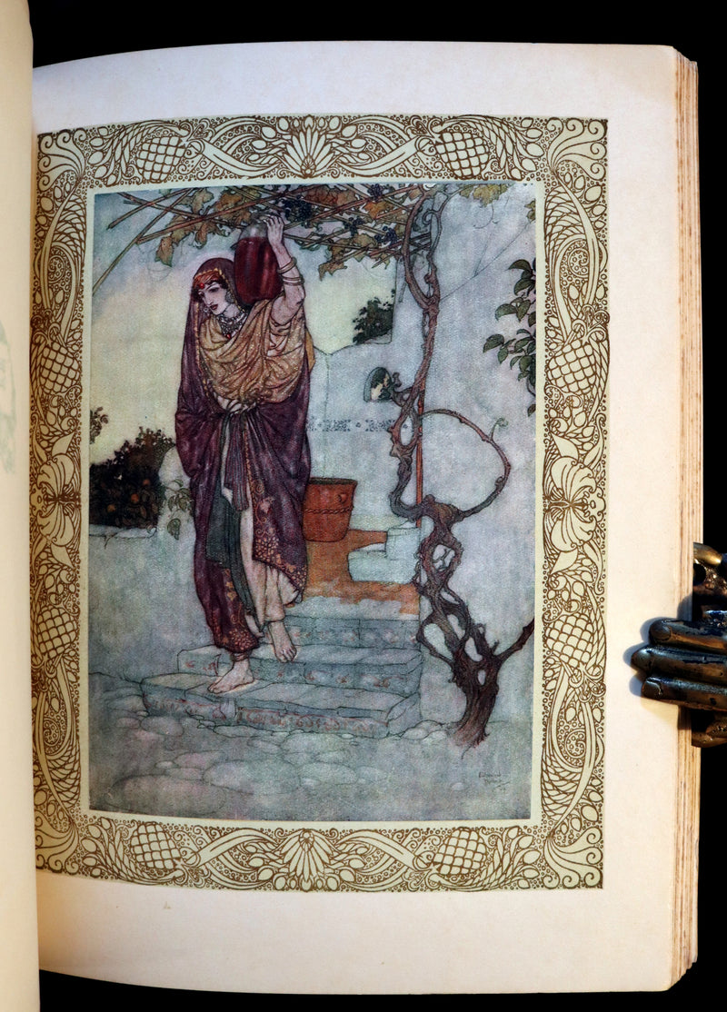 1909 Rare First Edition - RUBAIYAT of Omar Khayyam Illustrated By Edmund DULAC.