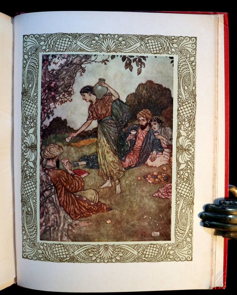1909 Rare First Edition - RUBAIYAT of Omar Khayyam Illustrated By Edmund DULAC.