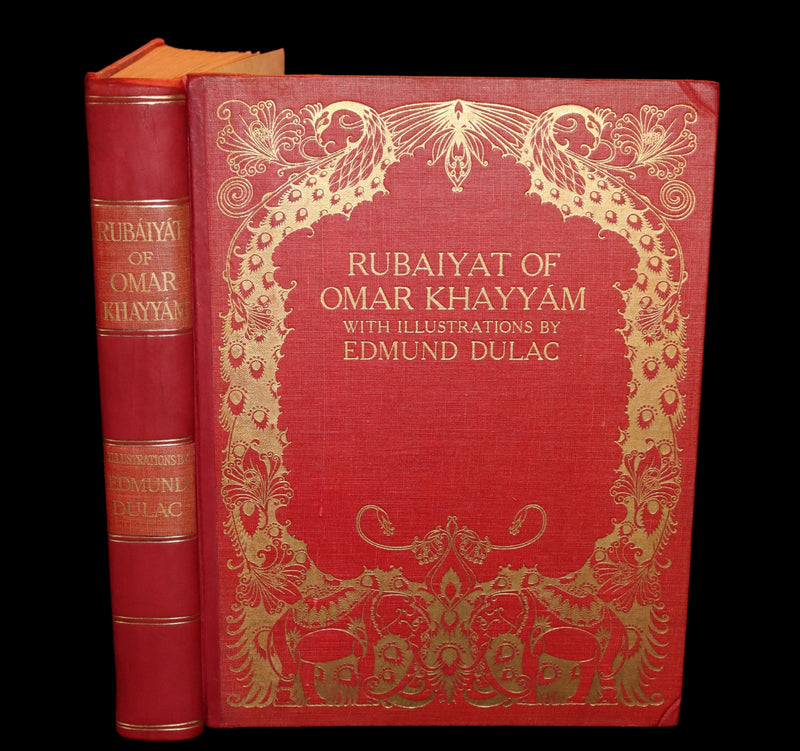 1909 Rare First Edition - RUBAIYAT of Omar Khayyam Illustrated By Edmund DULAC.